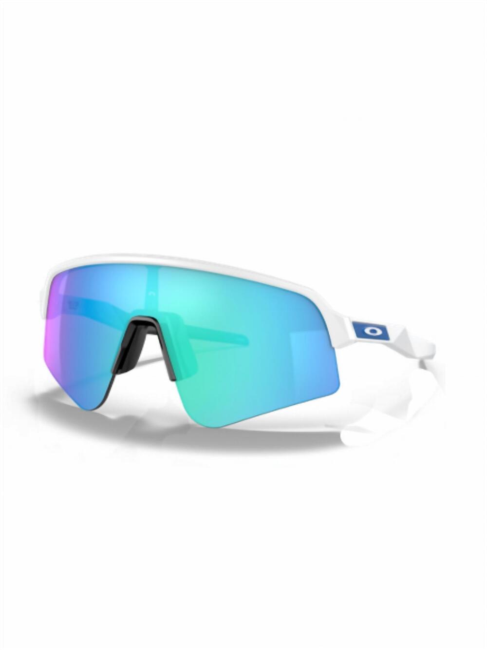 NEW OAKLEY unisex - sutro lite sweep sunglasses in matte white  prizm sapphire